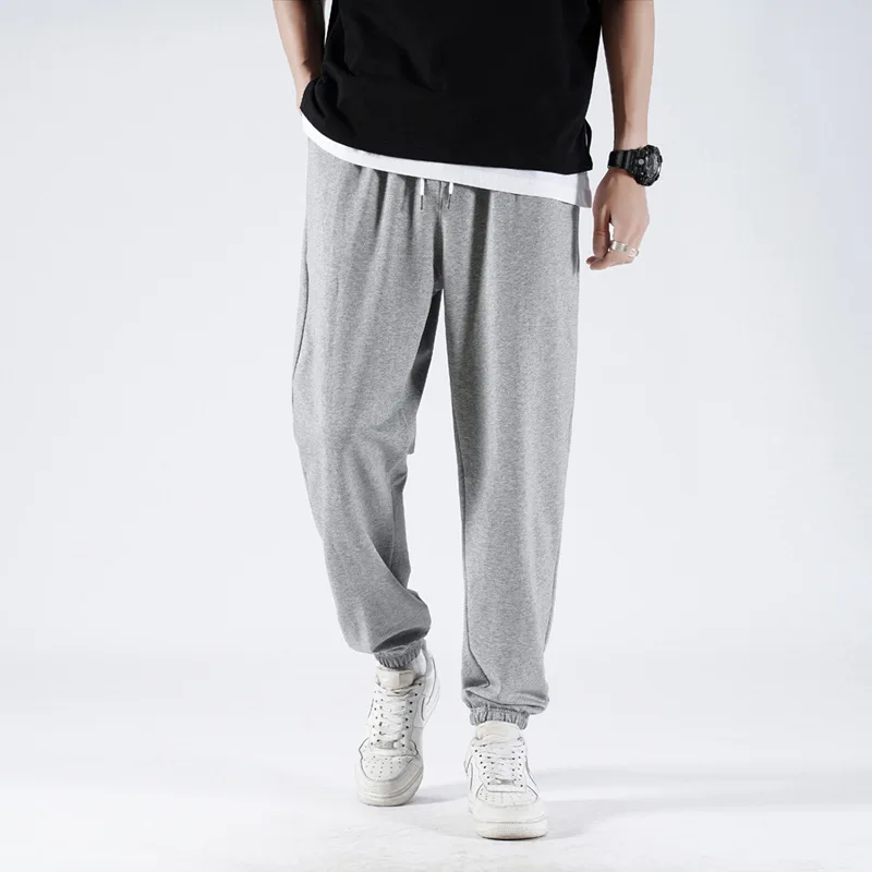 

Spring and Autumn thin section sports casual long pants male student youth loose trendy leggings sweatpants men