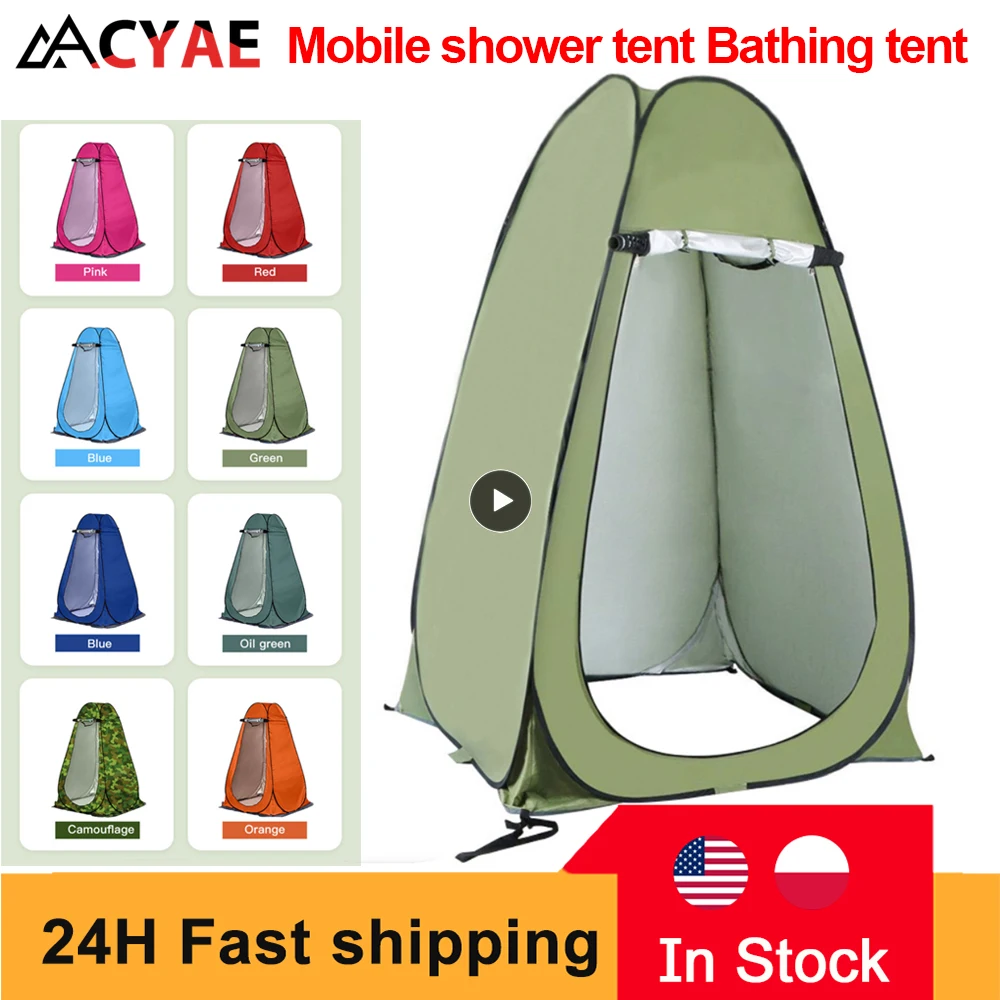 

Fishing Bathing Toilet Changing Shed Protect Privacy Camping Toilet Anti-uv Mobile Shower Tent Portable Automatically Open Toile