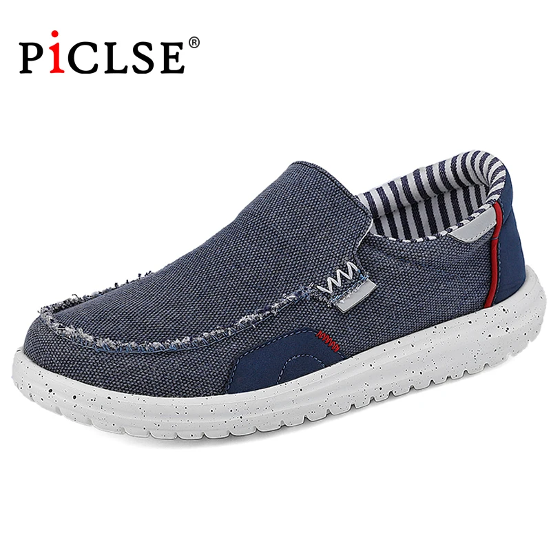 

Large Size 46 New Fashion Men Canvas Casual Shoes Loafers Comfortable Men Walking Driving Shoes Moccasins Men Flats Shoes