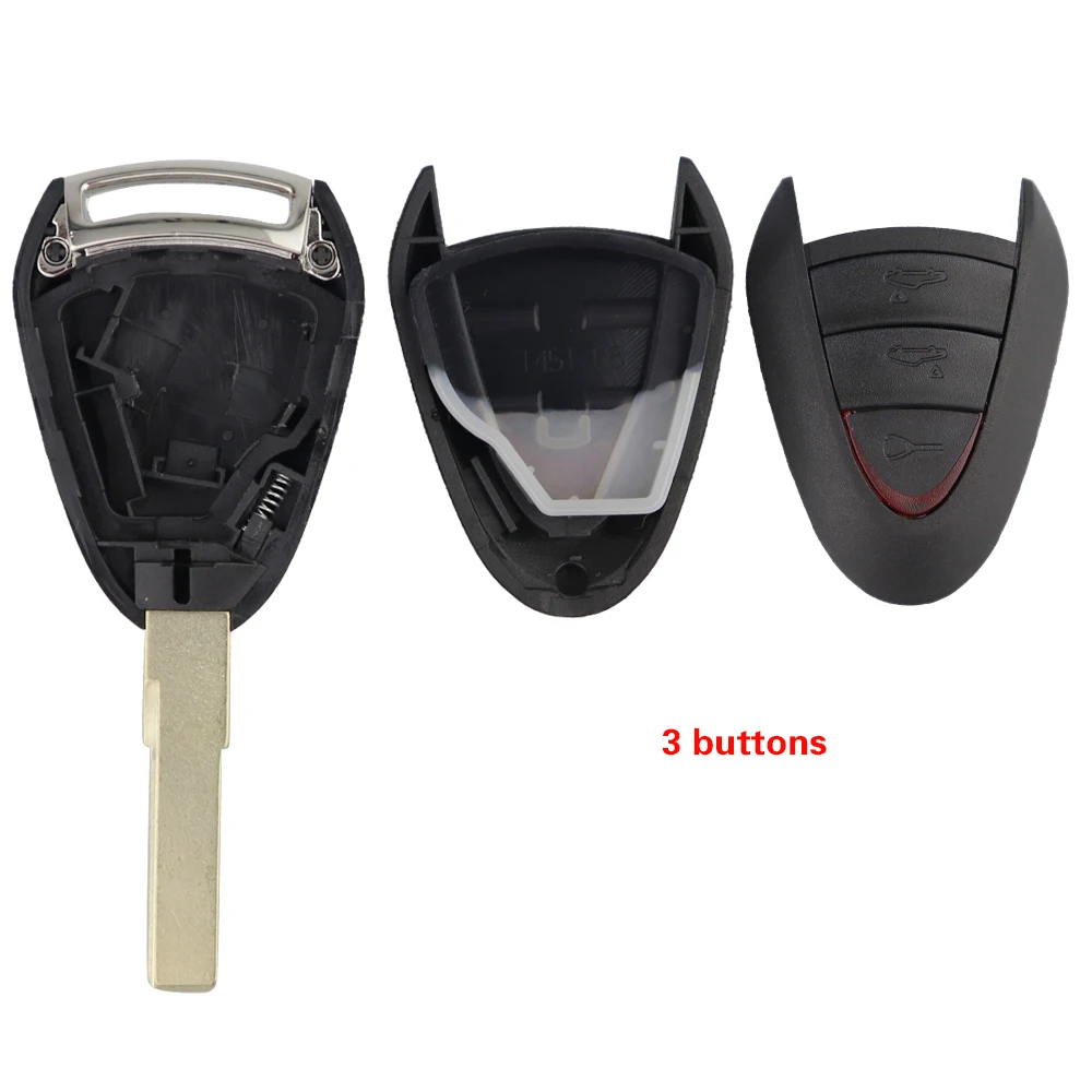 

ID48 ID46 чип удаленный автомобильный ключ для Porsche Cayman 911 997 987 996 Carrera Boxster S 2S 4S Turbo Targa 315/433,92 МГц необрезанное лезвие