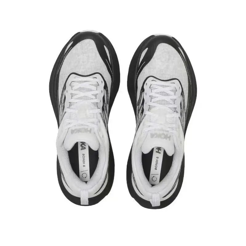 Фото Оригинальные легкие кроссовки Hoka One One Bondi 8 TS для мужчин и женщин, эластичные амортизирующие кроссовки, дышащие, для улицы №2
