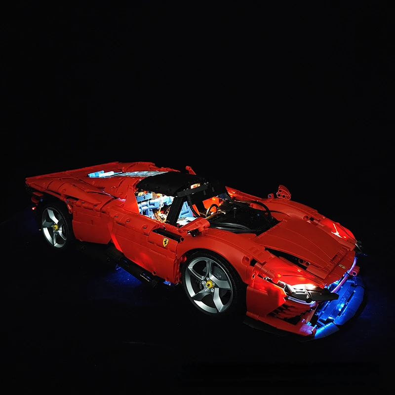 Без кирпичей светодиодный фонарь набор для Daytona SP3 42143