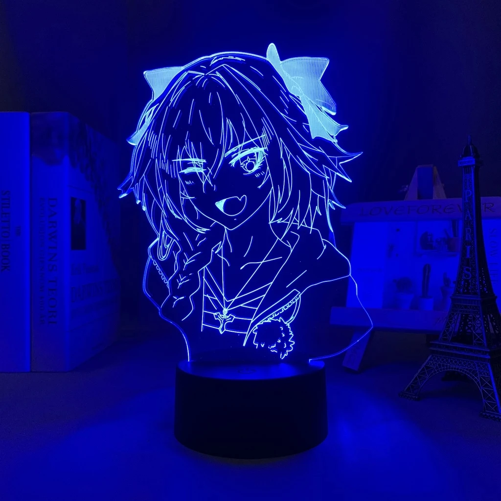 

Светодиодная аниме-лампа Astolfo Fate Apocrypha для детской спальни, украшение для подростков, подарок на день рождения, декор комнаты, искусственный ночник, прикроватный