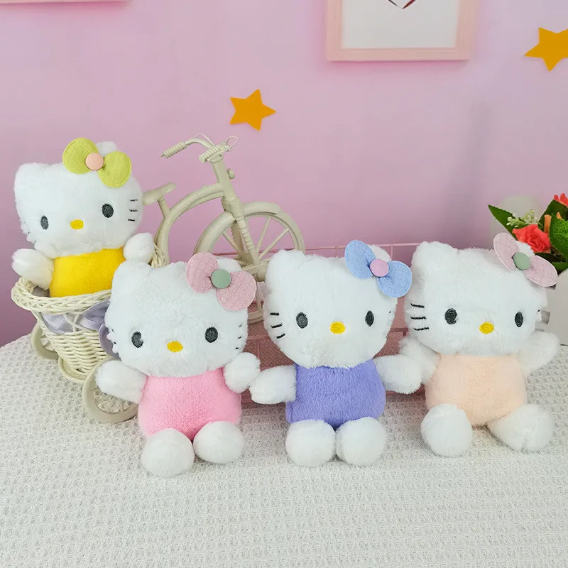 

Плюшевый брелок Hello Kitty Sanrio, брелок с набивными животными, креативный кулон Hello Kitty, подарки на Хэллоуин и Рождество для девочек