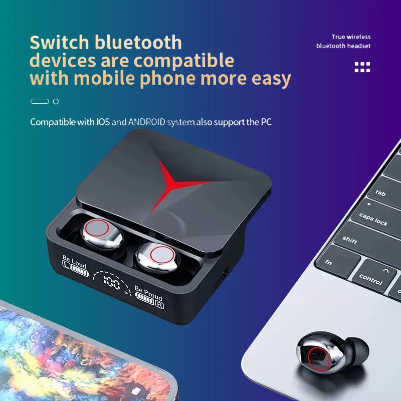 Беспроводные спортивные наушники-вкладыши M90 pro с микрофоном