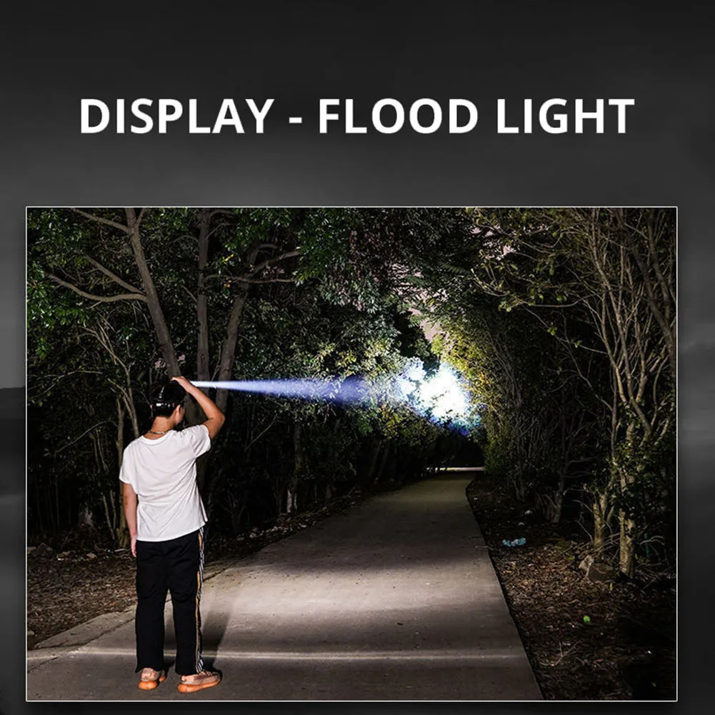 

Перезаряжаемый Налобный фонарик, Многофункциональный Умный фонарь с датчиком размахивания, IPX4, водонепроницаемый, для рыбалки, пешего тури...