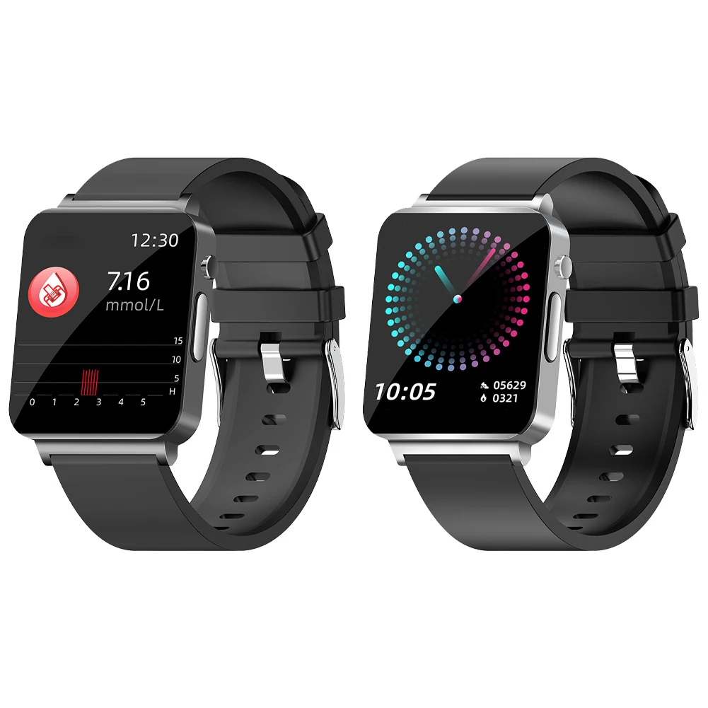 

Умные часы IP67, водонепроницаемые спортивные умные часы, безболезненные неинвазивные часы с сахаром в крови, подарок для мужчин и женщин