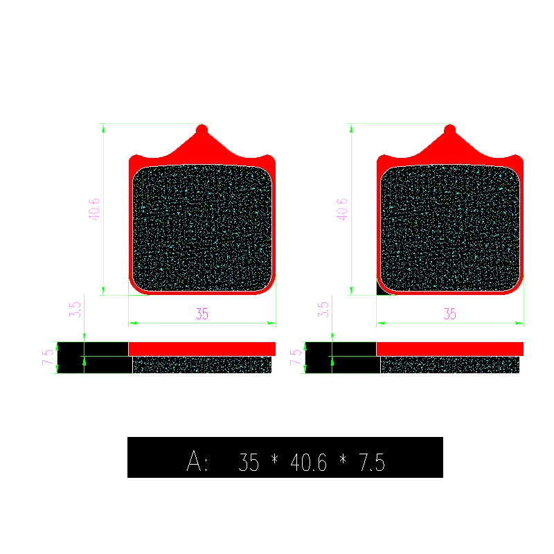 Высококачественные мотоциклетные керамические передние и задние тормозные