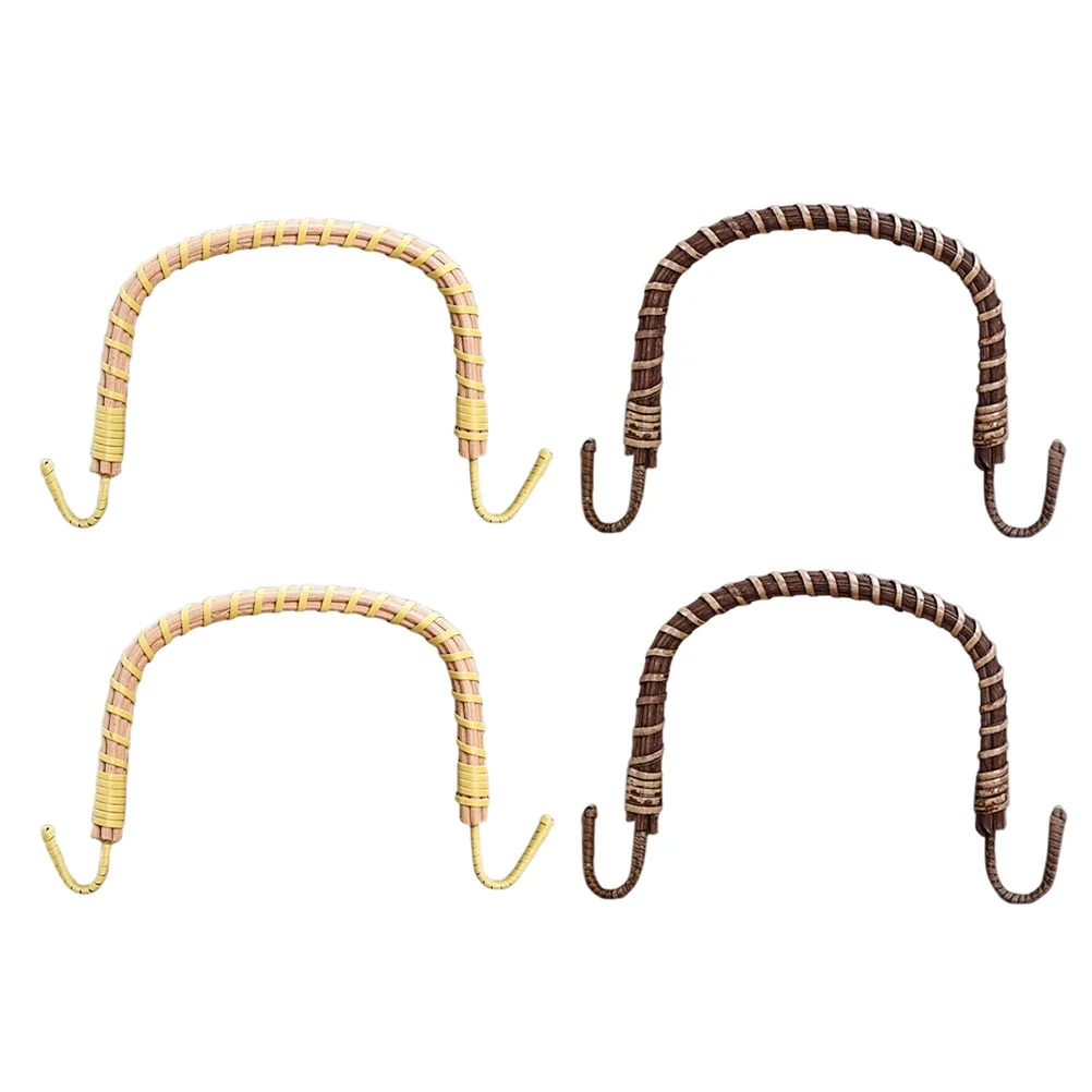 

4Pcs Handle Japanese Teapot Handle Wood Handbag Handles Soup Pot Accessories Teapot Repair Handle Pot Handle Grip Replacement