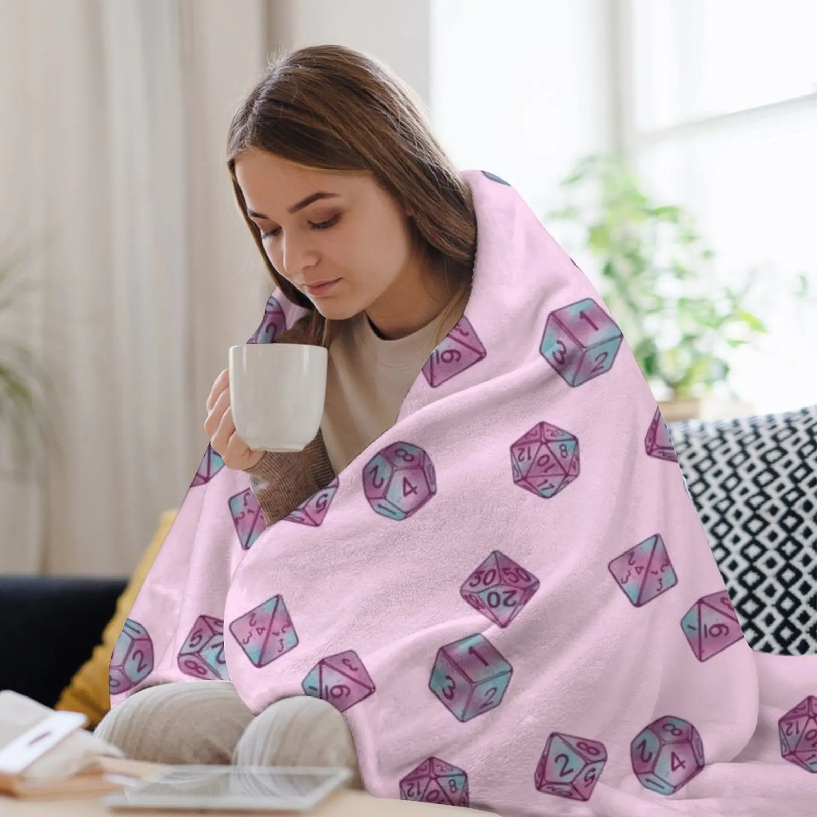 Полный набор одеял Unicorn Dice диван-кровать мягкие плед-одеяла