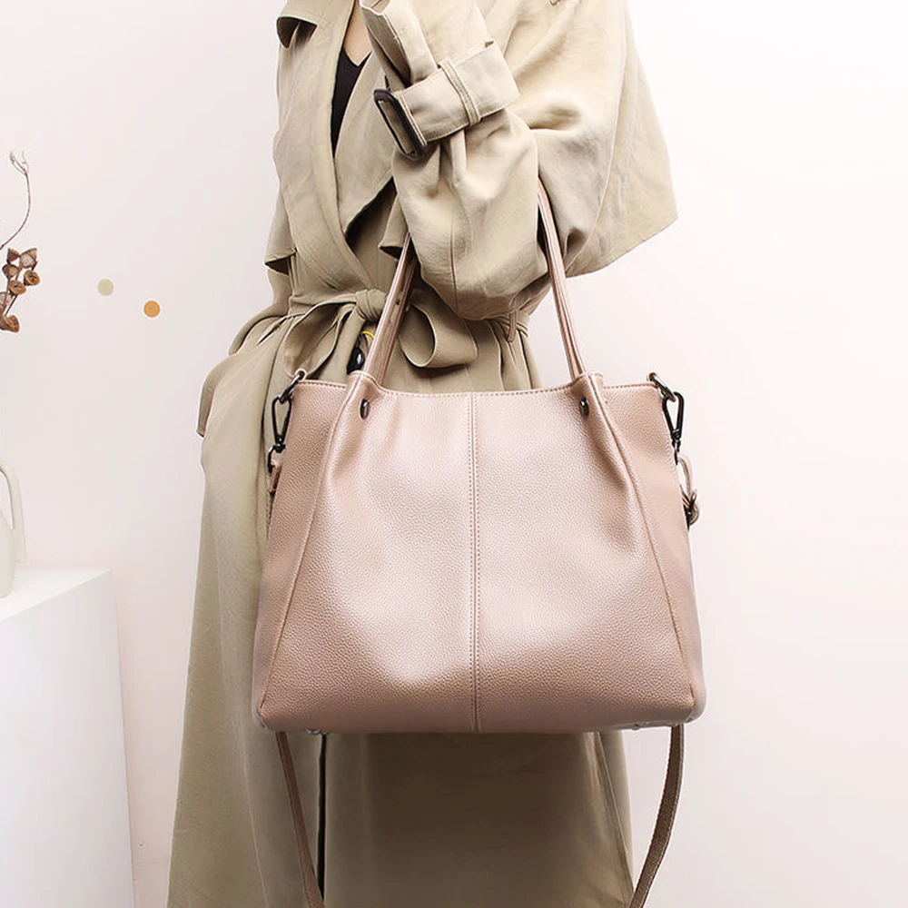 Messenger Bag Europe Luxury Women Shoulder Fashion Hot Sale Designer Genuine Leather Chain Handbags Female New Style Casual Lady