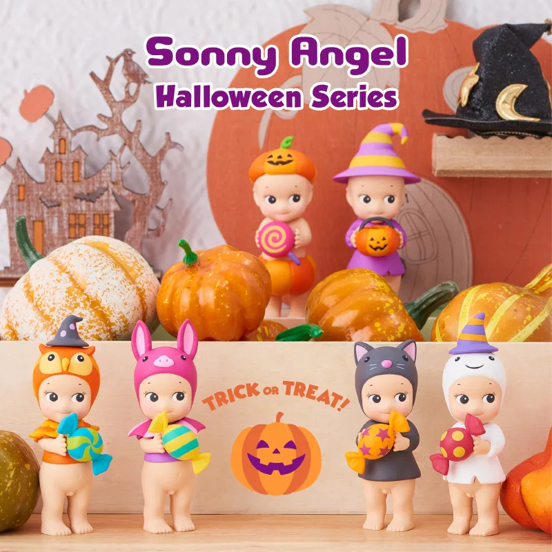 Sonny Angel Lying Down Angel Series Anime Figure Guess Bag Kawaii Cute Figurine Model Family Collection Ornaments Doll Toys Gift