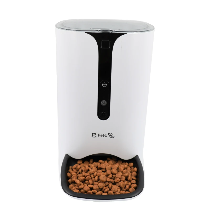 

Automatic Pet Feeder with Bowls Metal Dog Bowl Pets Dog Feedeer with Wifi and Video