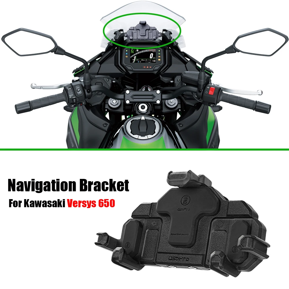 Новый мотоцикл для Kawasaki Versys 650 VERSYS 2022 2023 2024 аксессуары держатель телефона