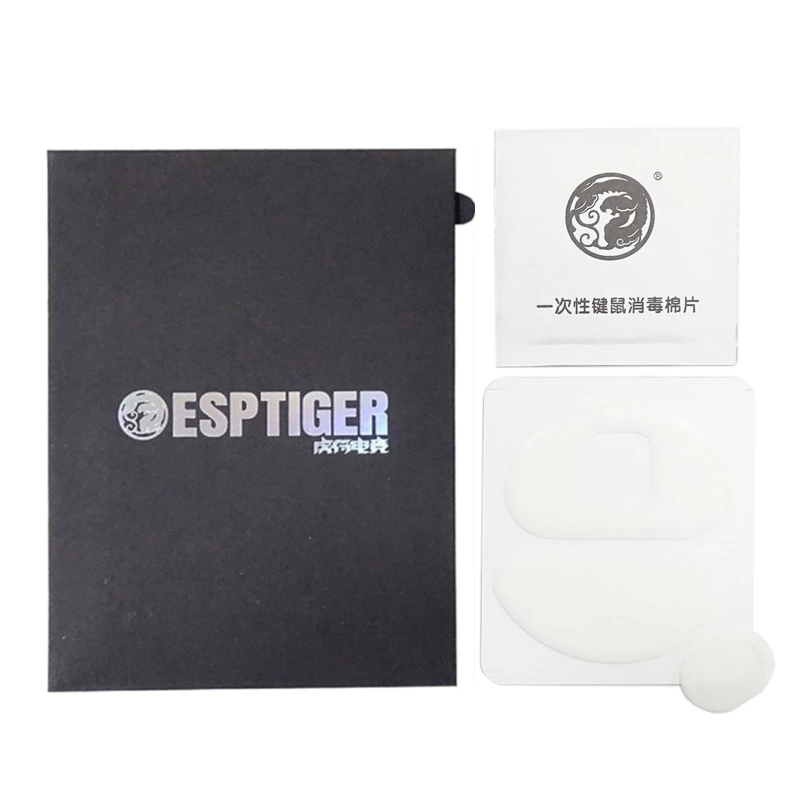 Наклейка на коньки Esptiger ICE версия для ZOWIE белые скользящие ножки