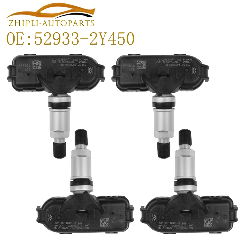 Датчик давления в шинах 52933-2Y450, TPMS автомобильный 433 МГц 529332Y450 для Hyundai i40 Ix35 для Kia Rio mahas