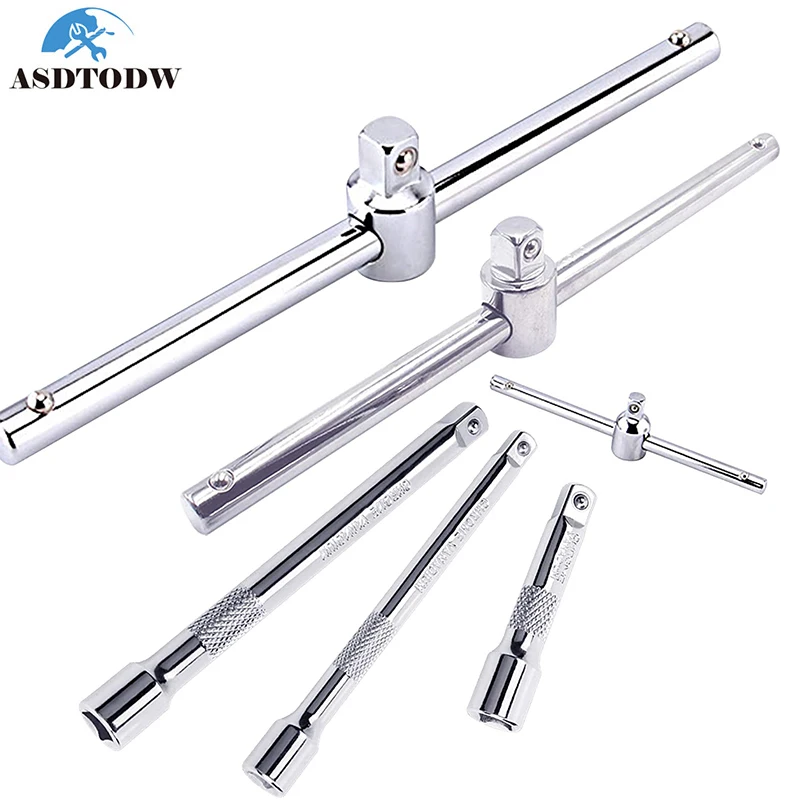 

Socket Drive Extension Bar Set Sliding Bar T-handle Wrench Universal Socket Wrench Set