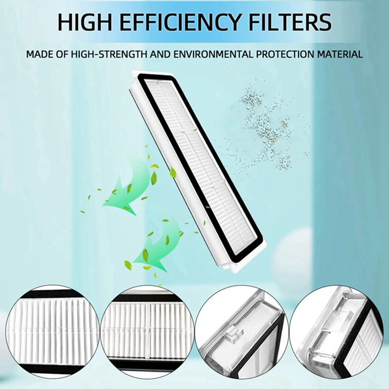 17 шт. для Xiaomi Mijia 1C 2C 1T Mi Robot Vacuum Mop Dreame F9 аксессуары пылесоса фильтр основная