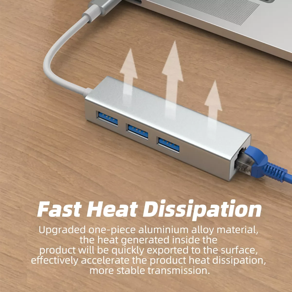 Адаптер Ethernet с 3 интерфейсами 2 0 дюйма RJ45 сетевая карта Lan USB адаптер для Mac iOS Android