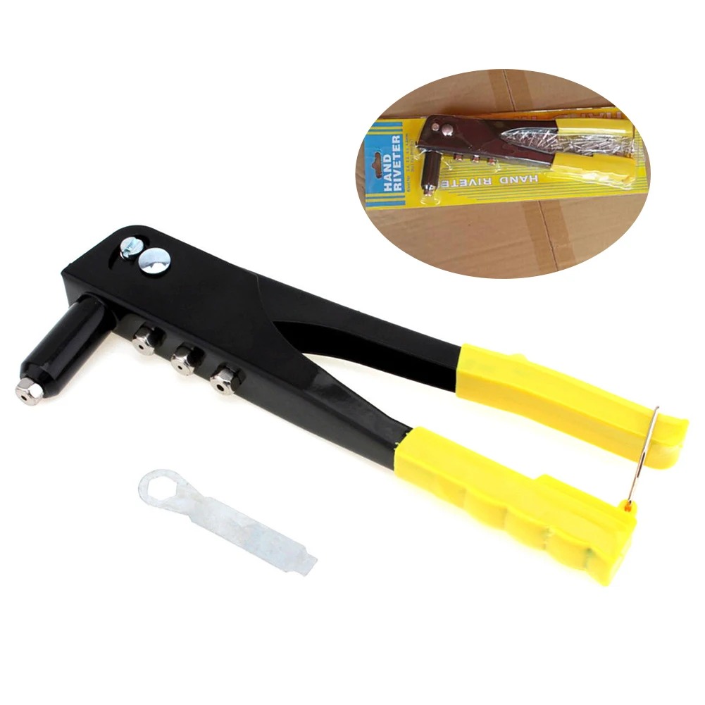 

With Rivets Hand Riveter Set Tool Professional Manual Accessories Alloy Steel Heavy Duty Household Repair Pull Cap