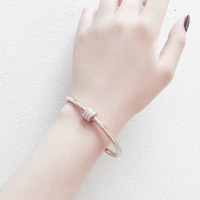 2022 new titanium steel bracelet women rose gold diamond alloy jewellery fashion simple creative trendy female bracelet