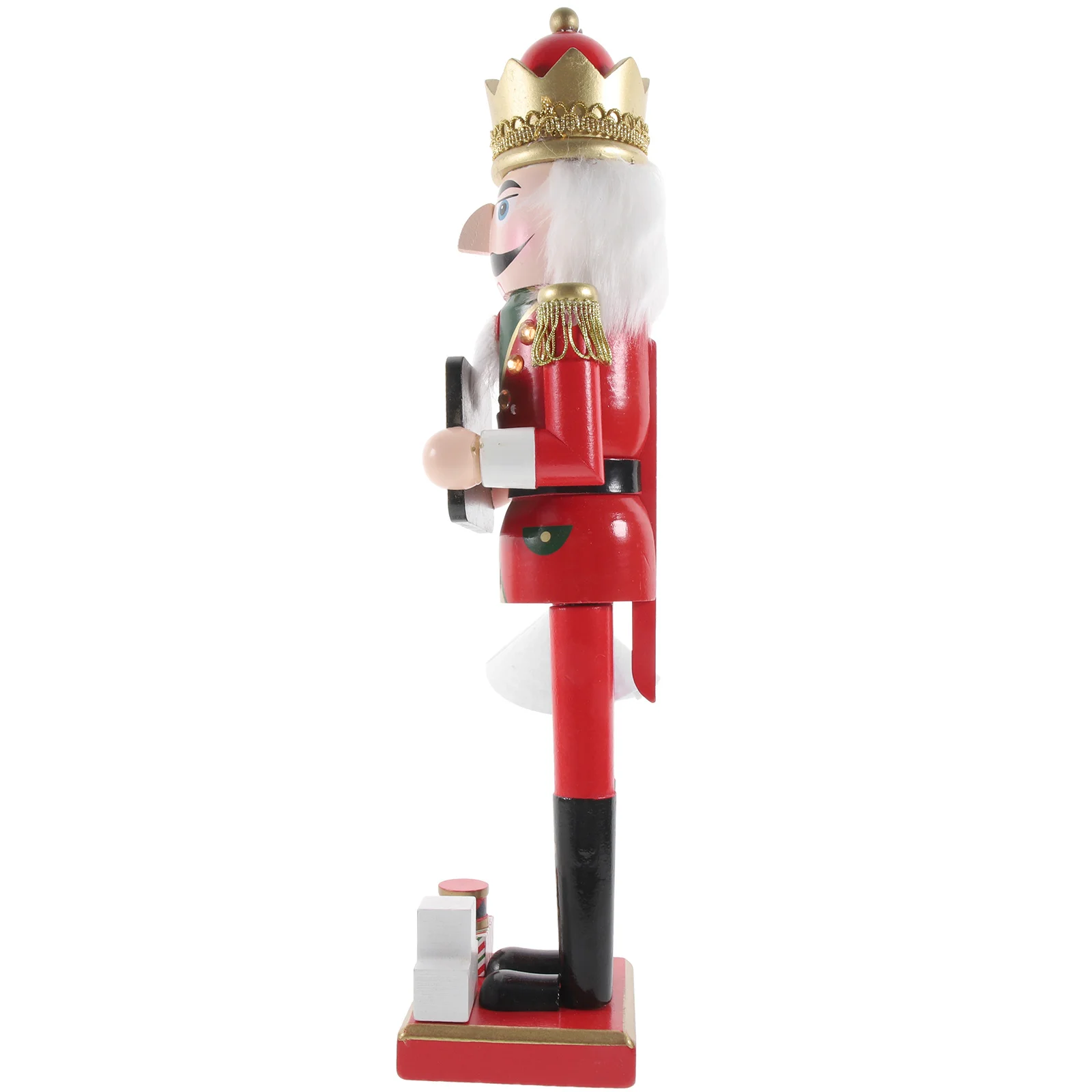 

Red Flag Christmas Nutcracker Dining Table Centerpieces 38cm Wood Puppet Figure Giant 150cm