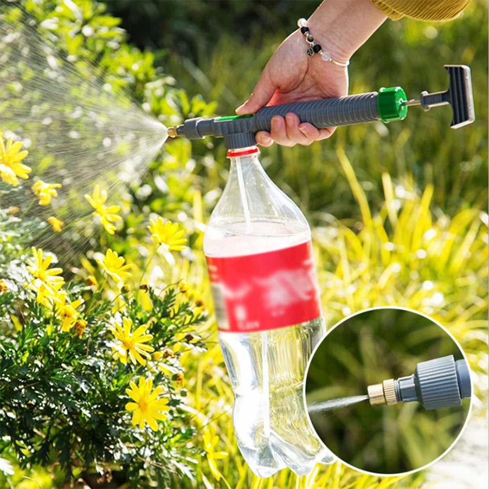 

Adjustable Drink Bottle Spray High Handheld Head Pressure Air Pump Pressure Sprayer Top Manual Agriculture Garden Watering Tools