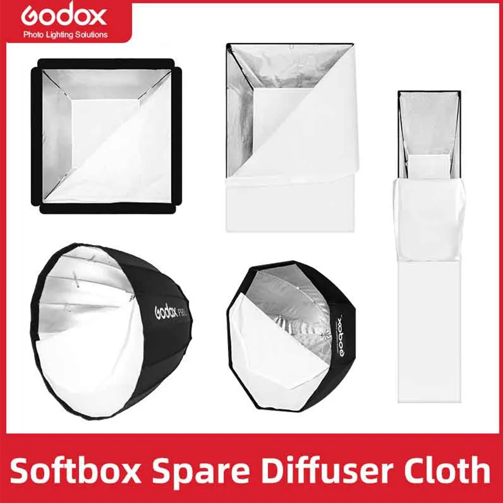 Godox Bowens Mount Octagon прямоугольный софтбокс запасная диффузорная ткань для 80 см 95 120 140