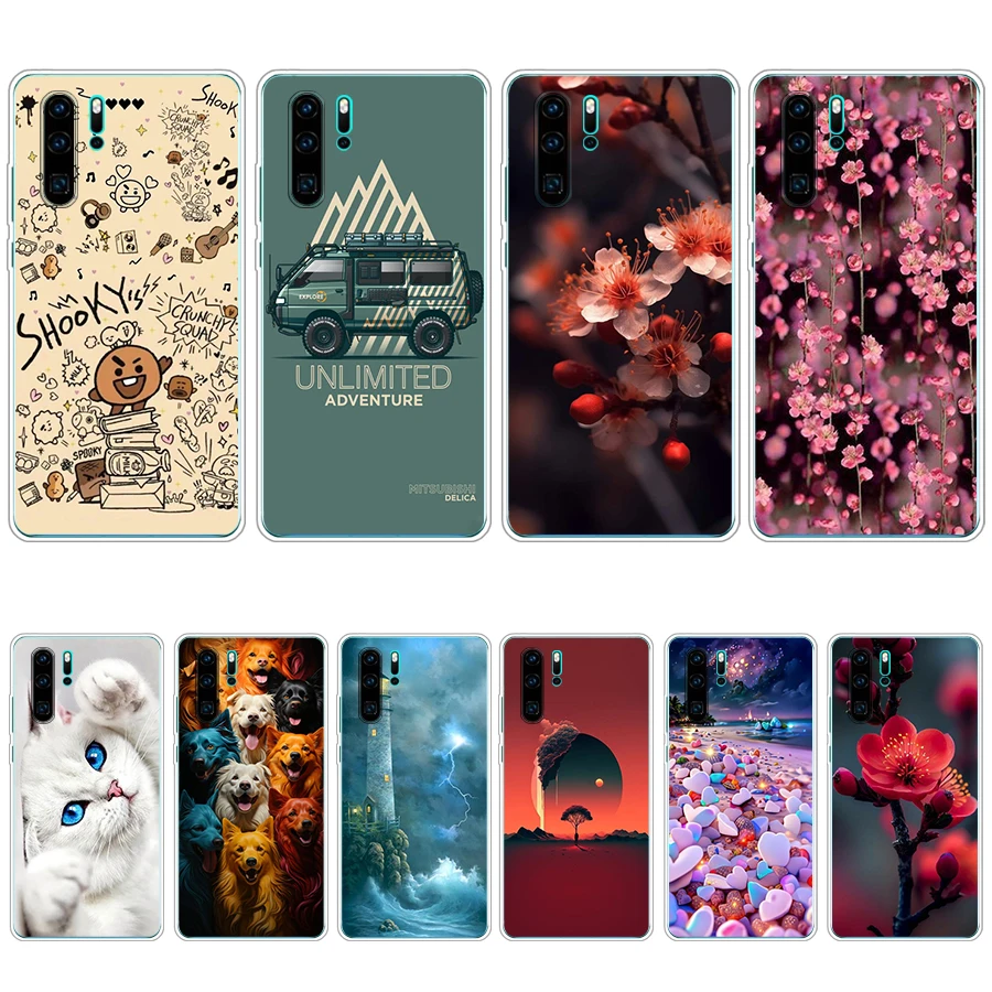 S5 цветной Мягкий Силиконовый ТПУ чехол для Huawei P30 Pro