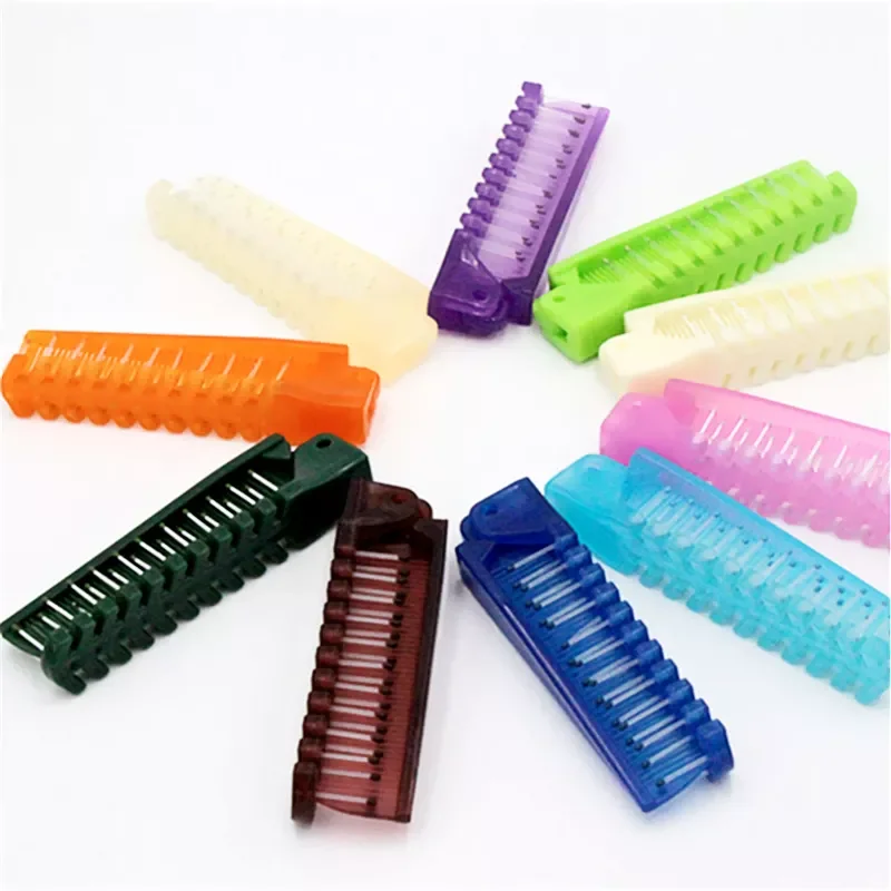 Travel Foldable Hair Comb Brush Massage Hair Comb Anti-Static Styling Kits Folding Hair Combs Hairdressing Tools