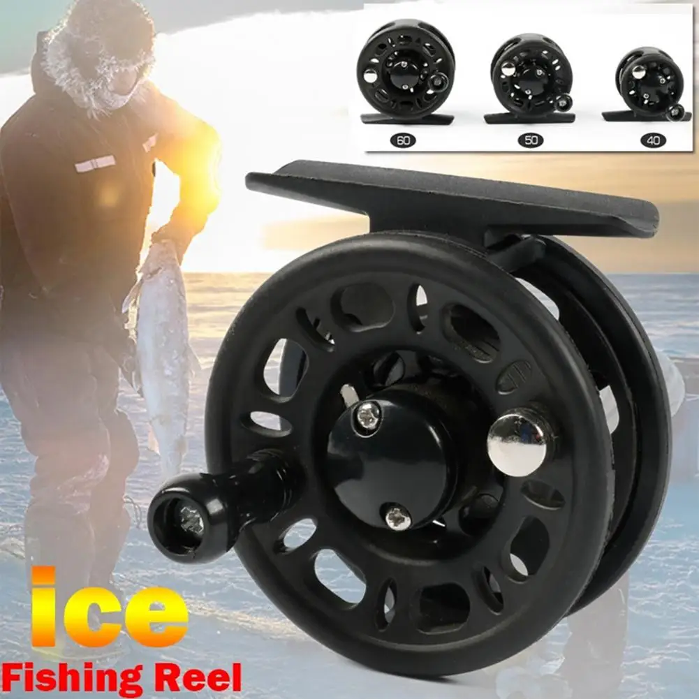 

ST40/ST50/ST60 Winter Ice Fishing Reel Simple Durable Plastic Right/Left Hand Fishing Reel Wheel Pesca Fishing Tackle Tool