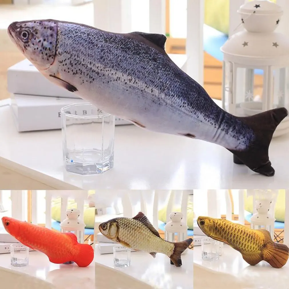 

Креативная 3d-игрушка в форме рыбы, kattenspeel, подарок, кошка, мята, рыба, заполненная подушка, кукла, игрушка для домашних животных