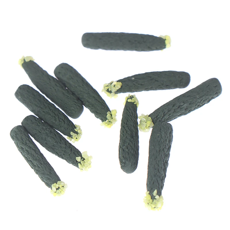 

10 шт. 1/12 миниатюрный огурец для кукольного домика, искусственная фотография, кухонные игрушки