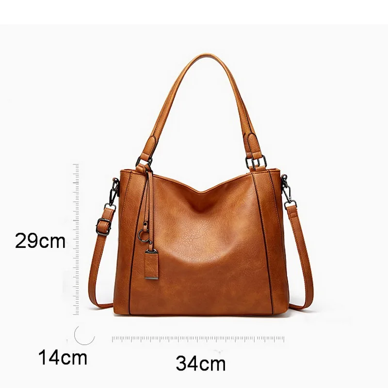 Diinovivo Autumn Winter Women's Handbags 2022 Trend Soft PU Leather Shoulder Bag Female Big Shopping Crossbody Bag Tote WHDV2202