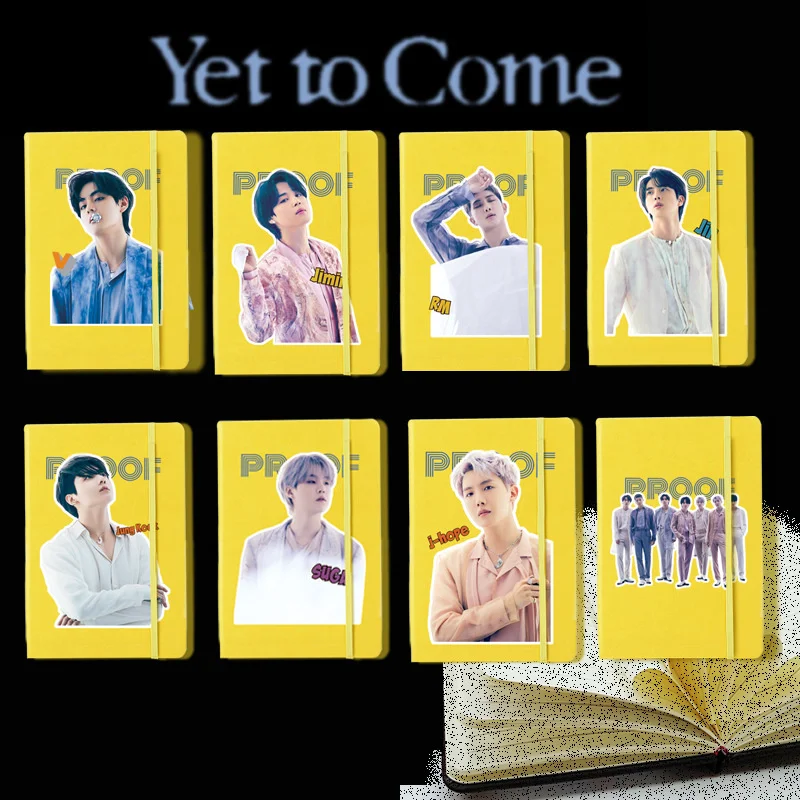 

New Album Proof Diary KPOP bangtan boys YetToCome New Hand Ledger Notebook Notepad Student Stationery Gift JIN SUGA Role Playing