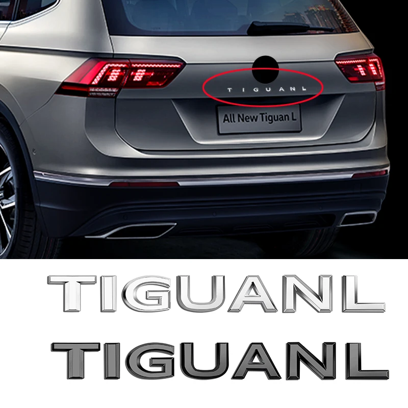 

Trunk Sticker Font Letters Emblem Sticker for VW TIGUANL GOLF POLO PHIDEON ARTEON MAGOTAN PASSAT PHAETON TOUAREG Car Styling
