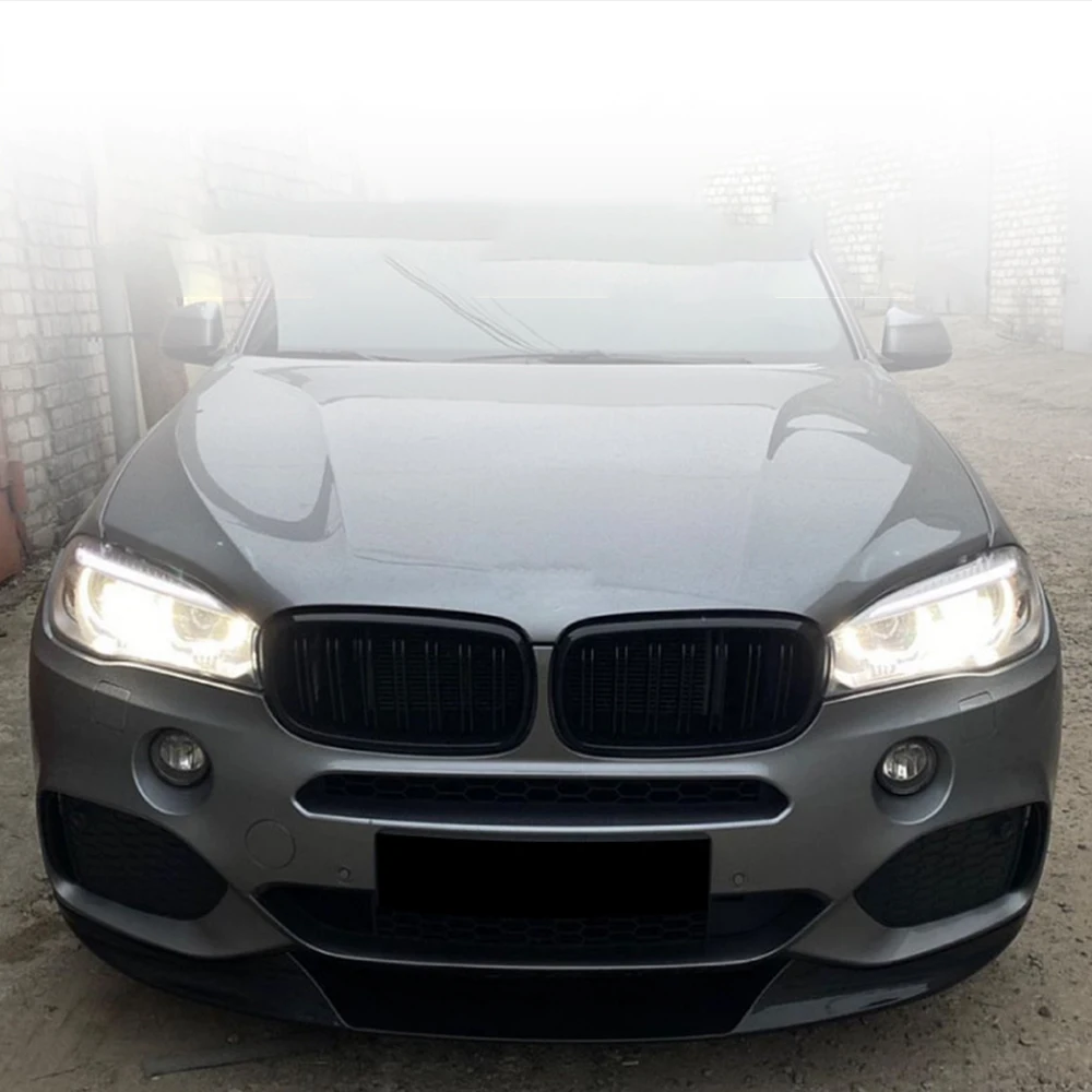 Для BMW X5 F15 M Sport Передний бампер Губа Подбородок Спойлер Сплиттер 2014 15 16 17 18