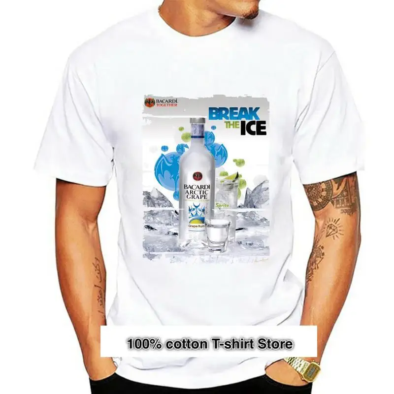 

Camiseta con imagen desgastada de Bacardi Artic Grape