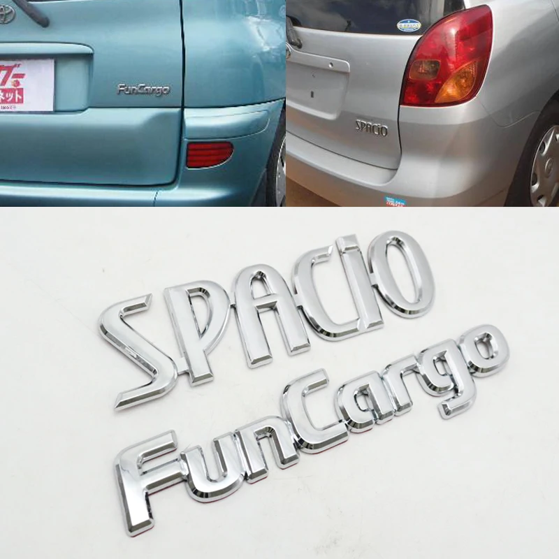 

Rear Trunk Letter Logo Sticker Tailgate Nameplate Emblem Bedge For Spacio Funcargo