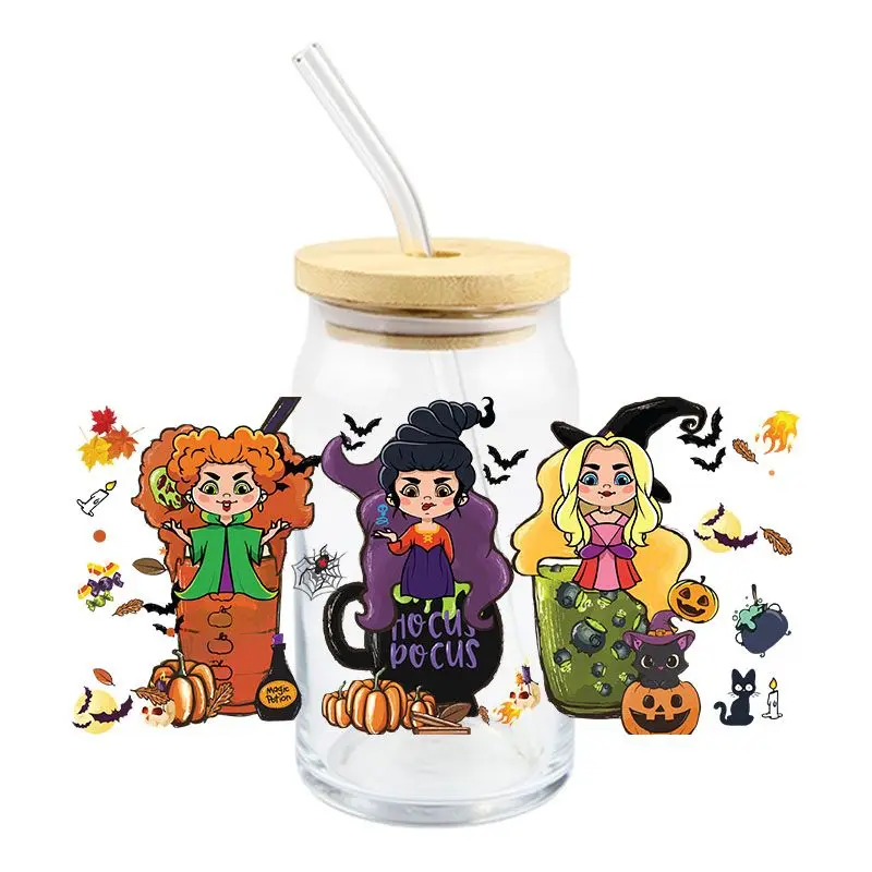 Модные Мультяшные 3D УФ-переводные наклейки водостойкие с сильной вязкостью для