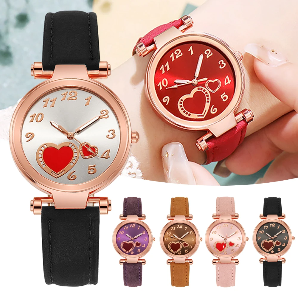 

Women's Rose Gold Watch Ladies Wristwatch Leather Belt Watch for Daily Life Wrist Watch for Most Occasions PR Sale