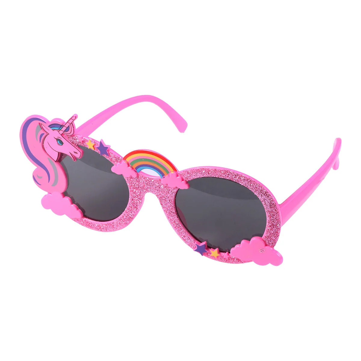 

1 Pc New Creative Fun Unicorn Shaped Party Glasses Fancy Dress up Costume Decoration Party Supplies Gifts Costume Accessory