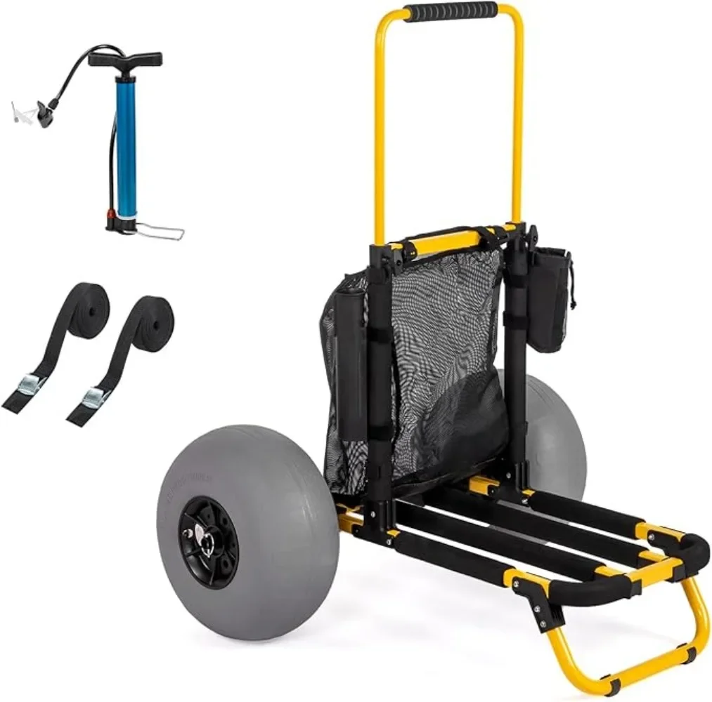 Семейная пляжная тележка для пикапа с 12 дюймовыми большими воздушными шарами