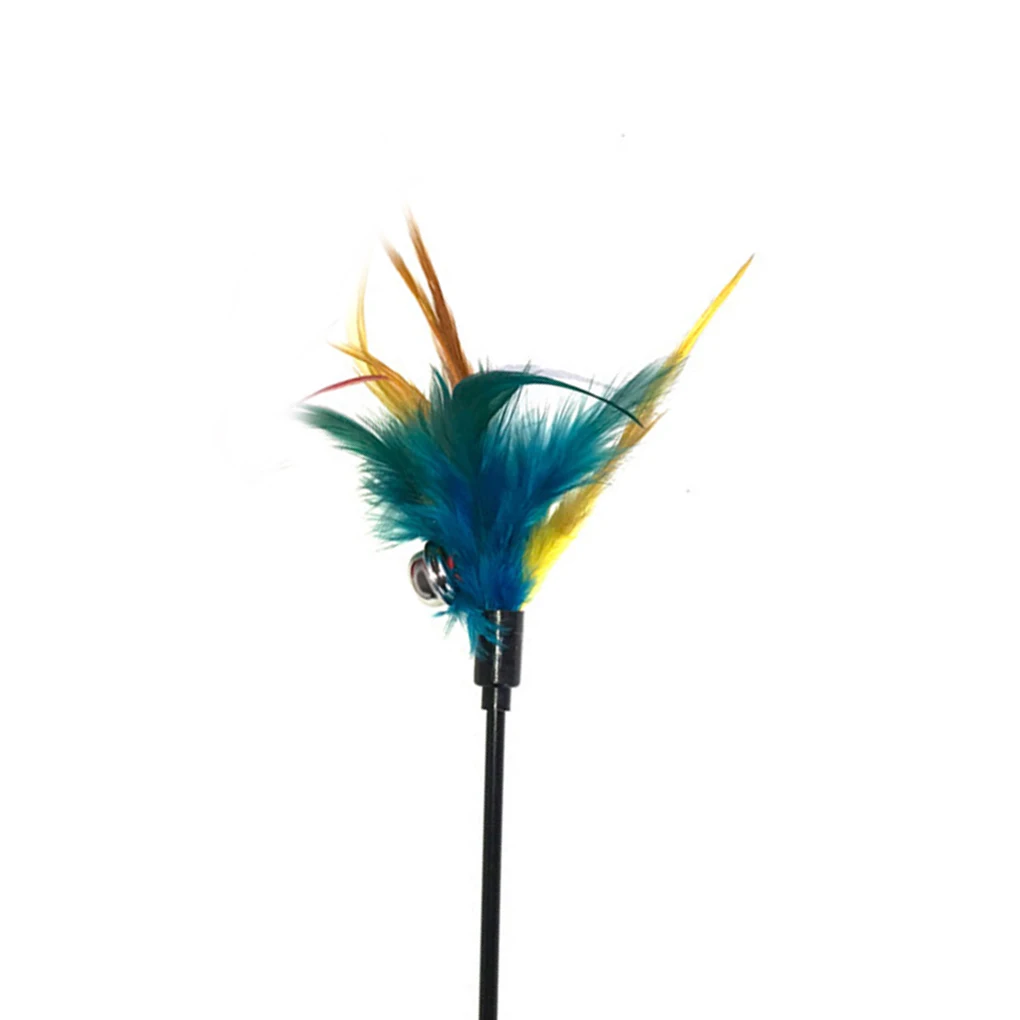 

Игрушка-перо для домашних животных, интерактивный Забавный дрессировочный игрушечный прыжок, товары для спорта и развлечений, случайный цв...