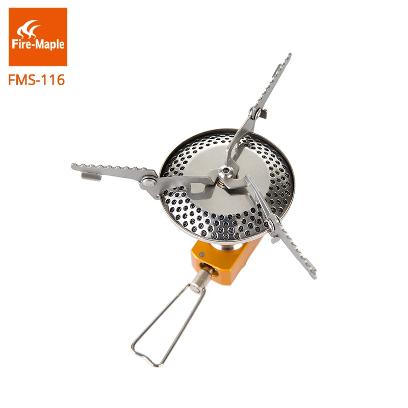 

Fire Maple Outdoor Gas Stove One-Piece Stainless Gas Burners Folding Lightweight Outdoor Camping Equipment 3000W FMS-116