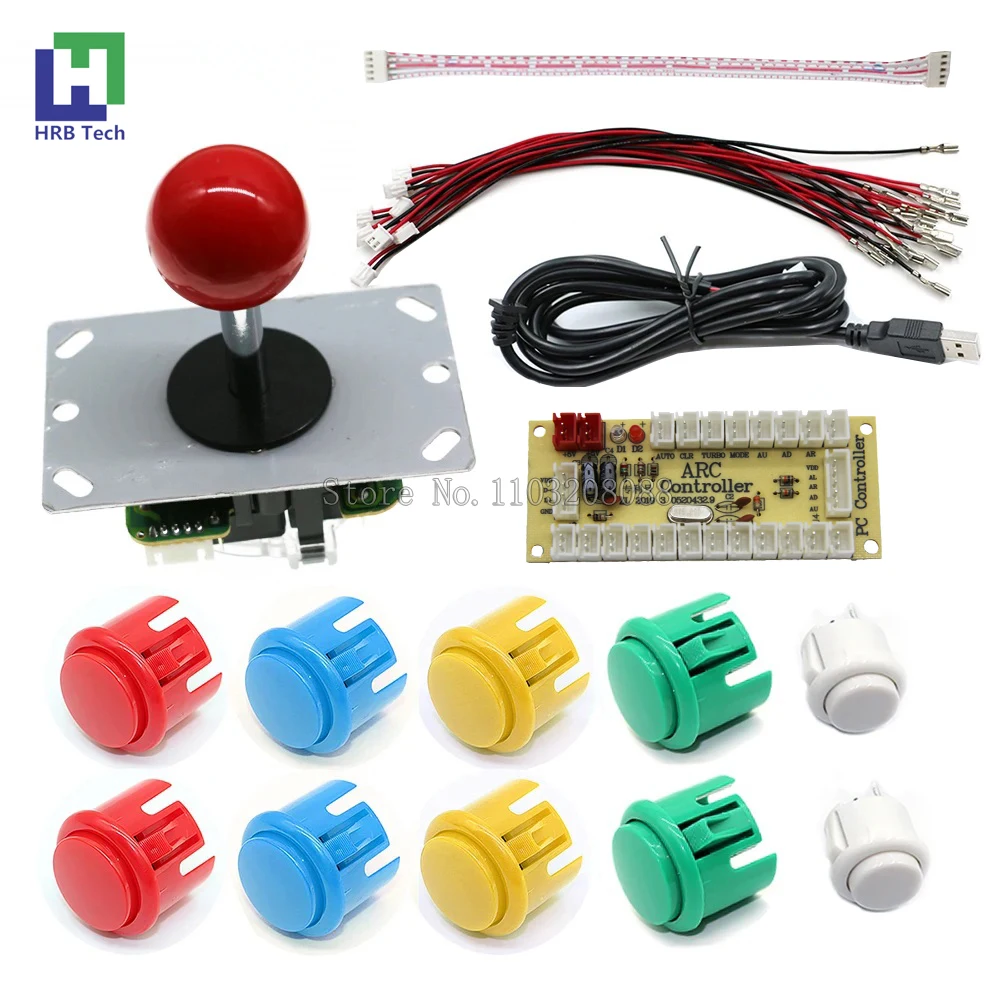 Комплект для аркадных игр Raspberry Pi комплект сделай сам с нажимной кнопкой 5