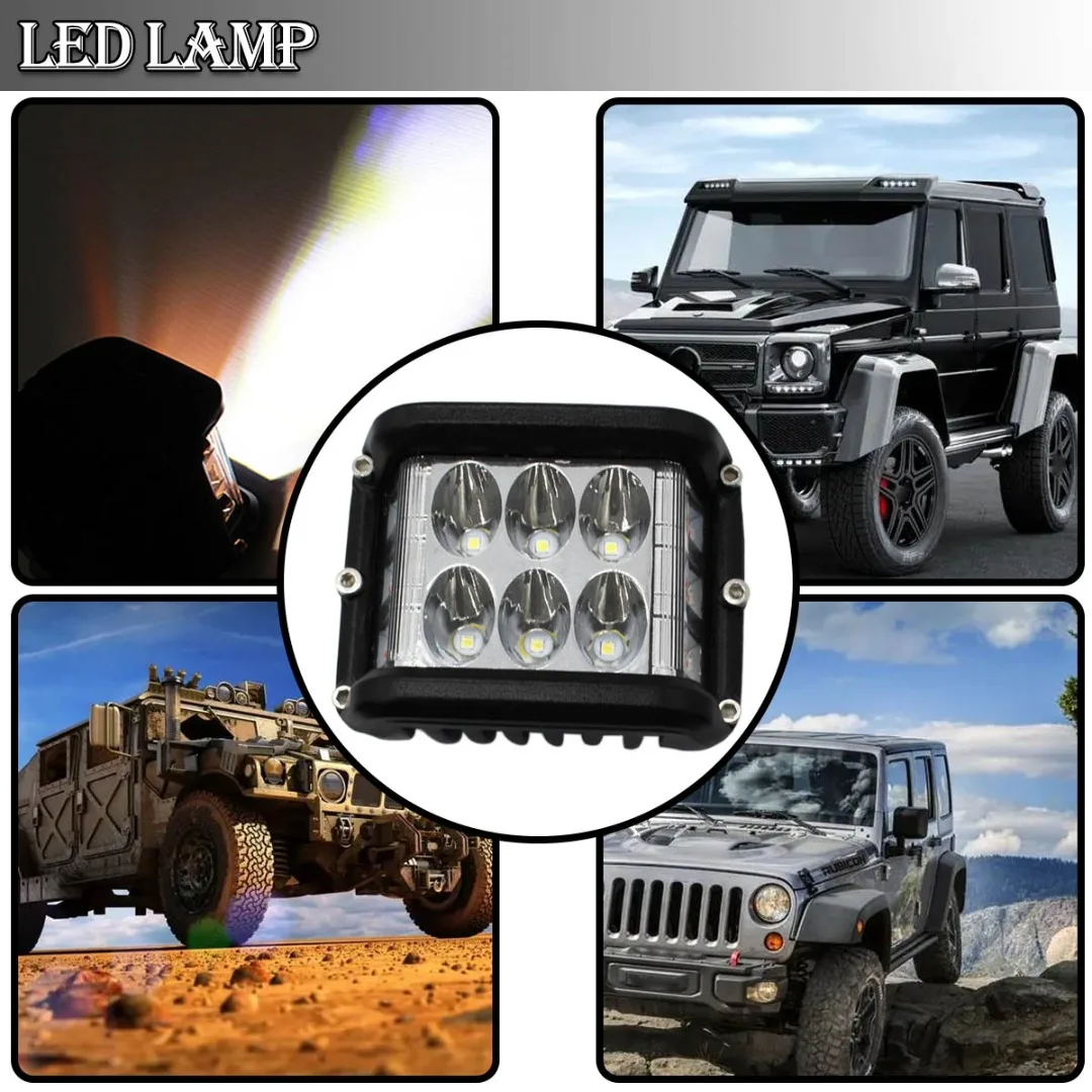 1 шт., автомобильная фотовспышка, желтая/красная/синяя, 12-24 В, 36 Вт, 4000 лм