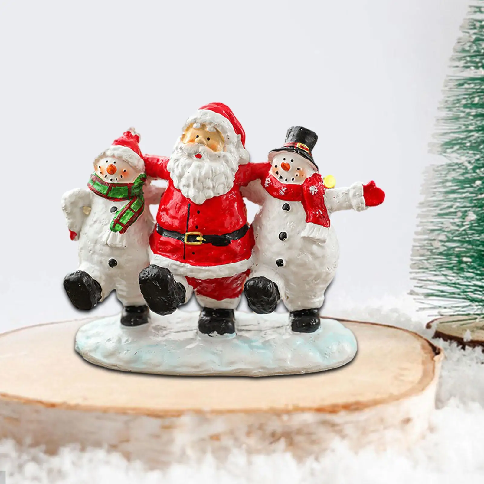 Рождественская фигурка Санта-Клауса из смолы книжная полка подставка для