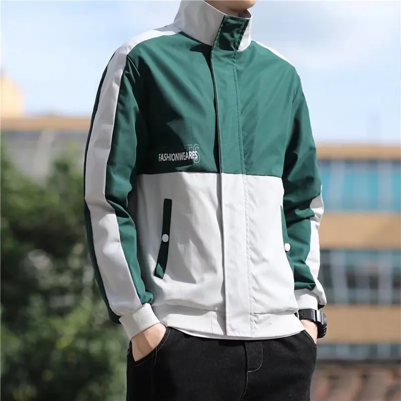 

Fashion Autumn Jacket Men's New Standing Collar Jacket