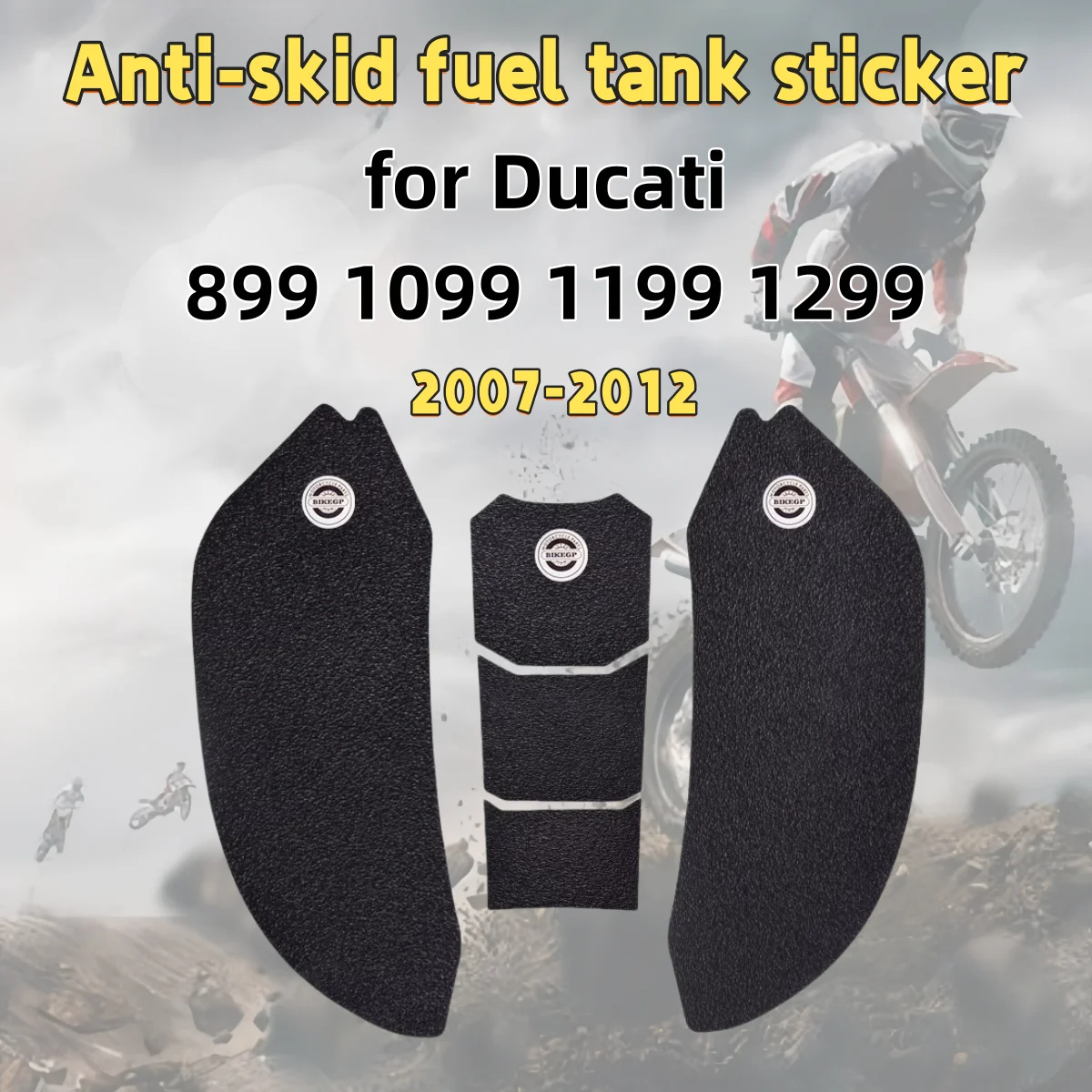 Для Ducati 899 1099 1199 1299 2007-2012 мотоциклетный топливный бак наклейка из рыбьей кости